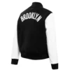 Women´s Brooklyn Nets Classic Wool & Leather Varsity Jacket