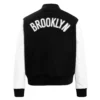 Women´s Brooklyn Nets Classic Wool & Leather Varsity Jacket