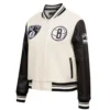 Women´s Brooklyn Nets Retro Classic Rib Varsity Jacket