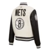 Women´s Brooklyn Nets Retro Classic Rib Varsity Jacket