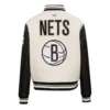 Women´s Brooklyn Nets Retro Classic Rib Varsity Jacket