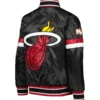 Miami Heat Starter Youth Home Game Satin Varsity Jacket