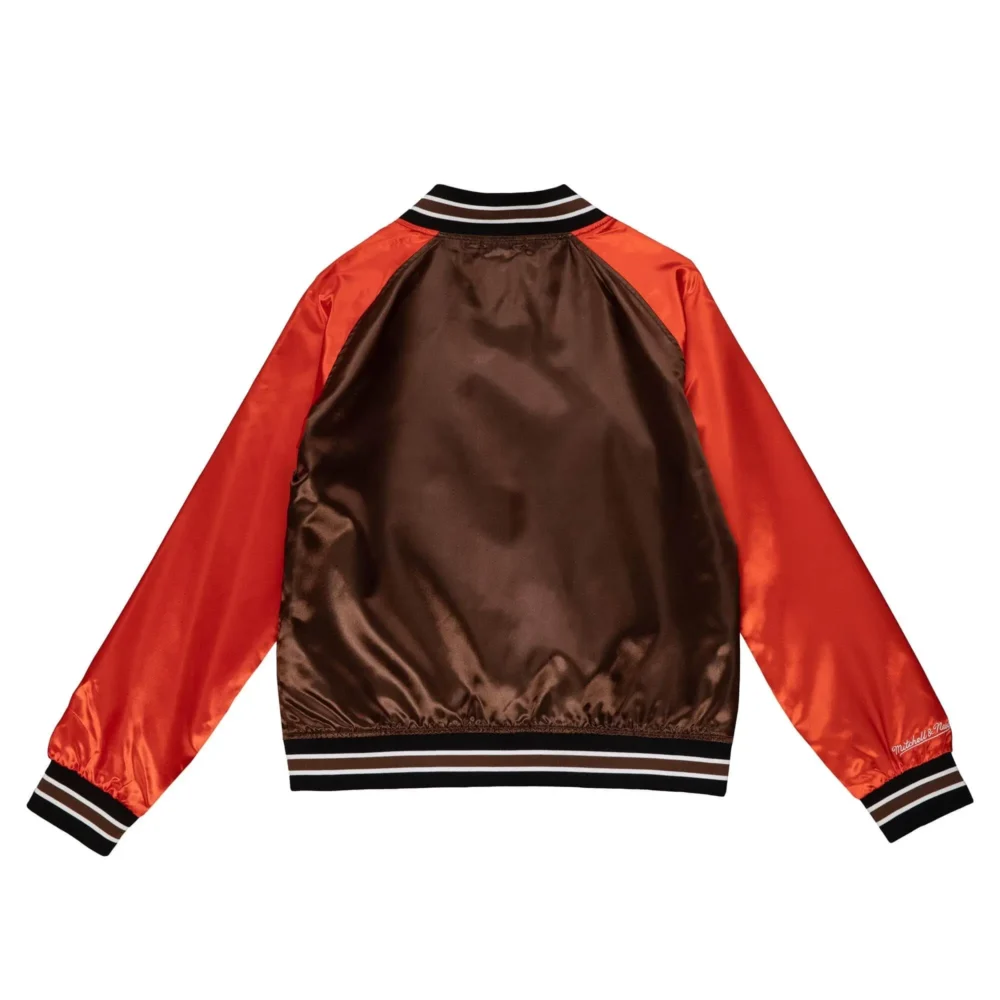 2.0 Cleveland Browns Women’s Brown & Orange Varsity Jacket