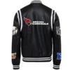 Arizona Cardinals Jeff Hamilton Classic Rib Knitted Leather Jacket