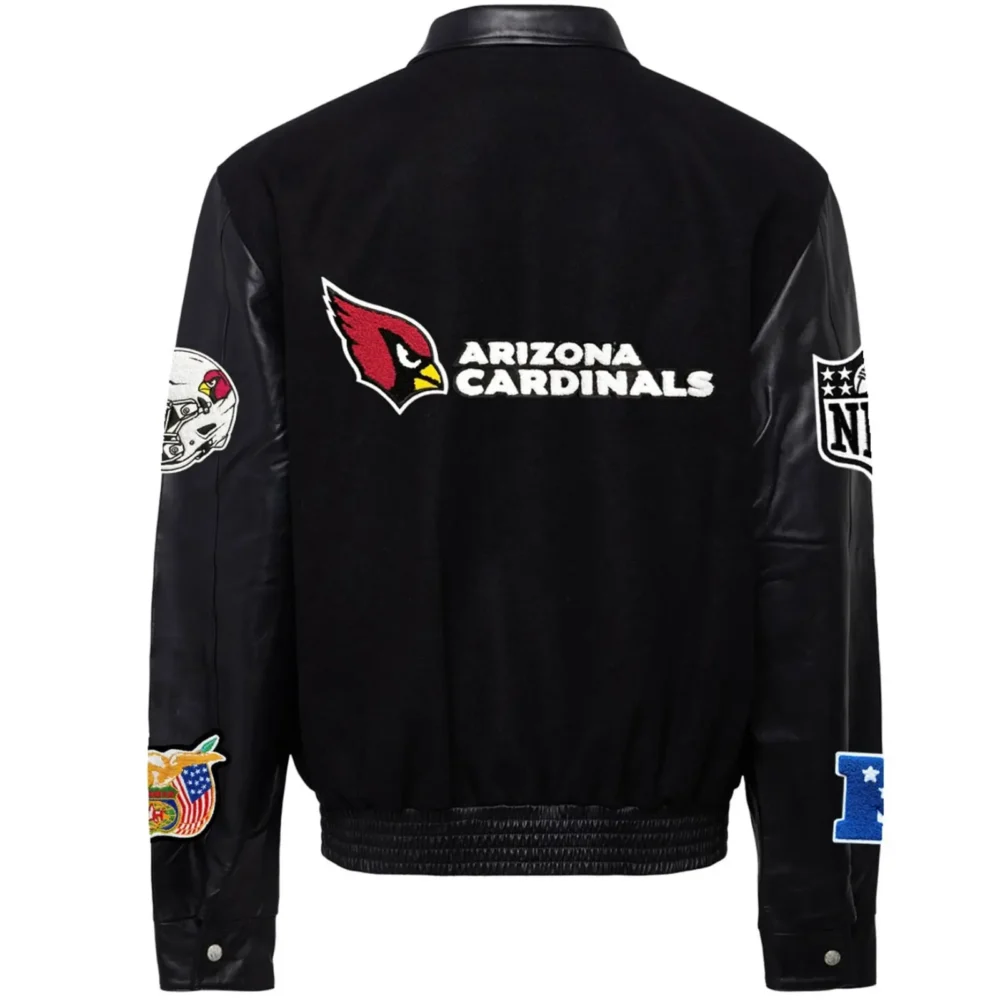 Arizona Cardinals Jeff Hamilton Wool & Leather Varsity Jacket