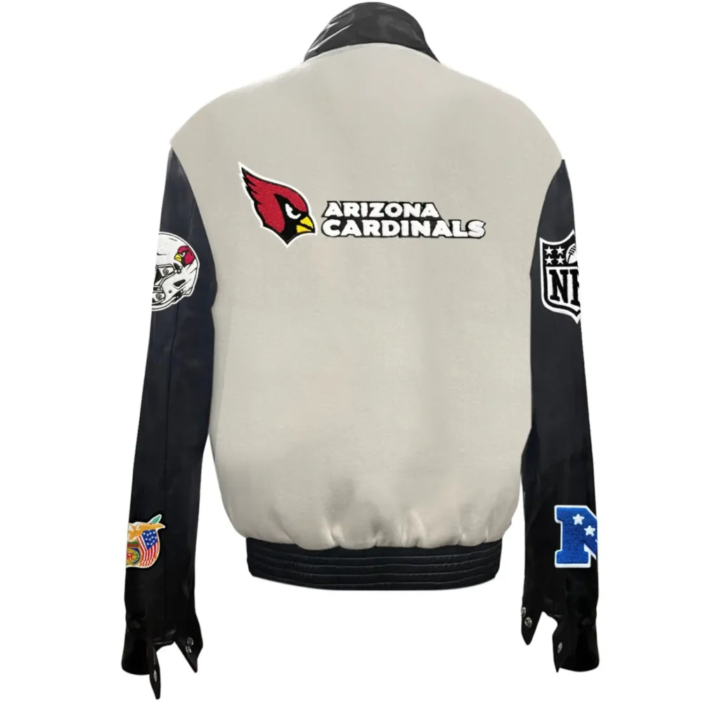 Arizona Cardinals Jeff Hamilton Wool & Leather Varsity Jacket