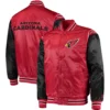 Arizona Cardinals Starter Cardinal Enforcer Satin Varsity Jacket