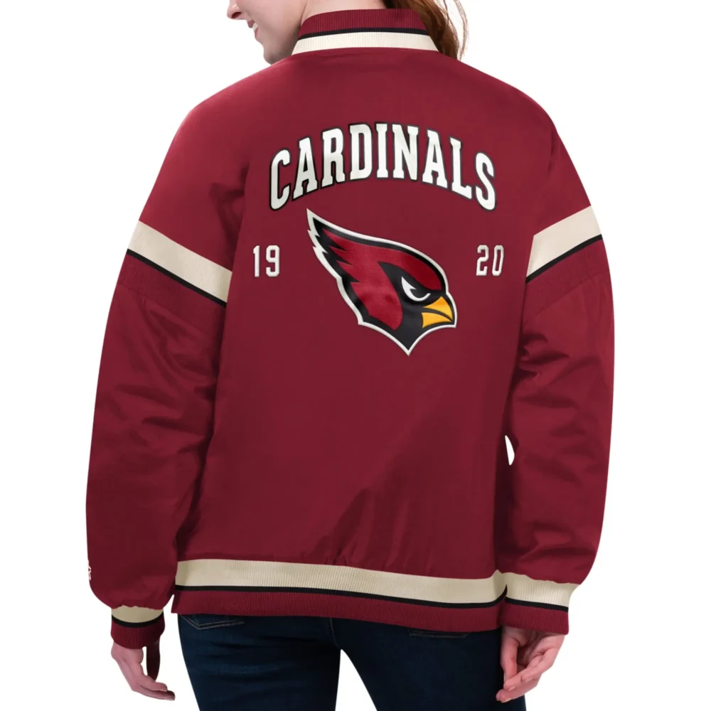 Arizona Cardinals Starter Cardinal Tournament Satin Varsity Jacket