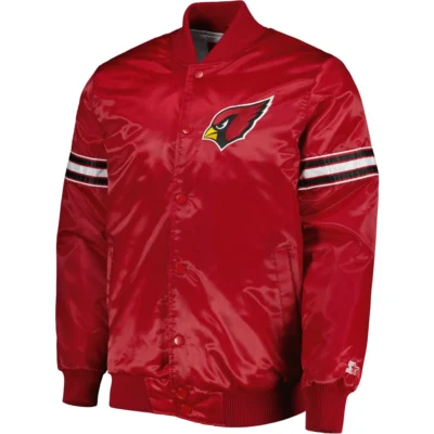 Arizona Cardinals Starter The Pick & Roll Satin Varsity Jacket