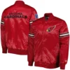 Arizona Cardinals Starter The Pick & Roll Satin Varsity Jacket