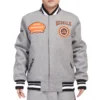 Cincinnati Bengals Crest Emblem Wool Varsity Jacket