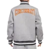 Cincinnati Bengals Crest Emblem Wool Varsity Jacket