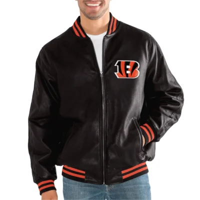 Cincinnati Bengals G-III Sports by Carl Banks Varsity Jacket