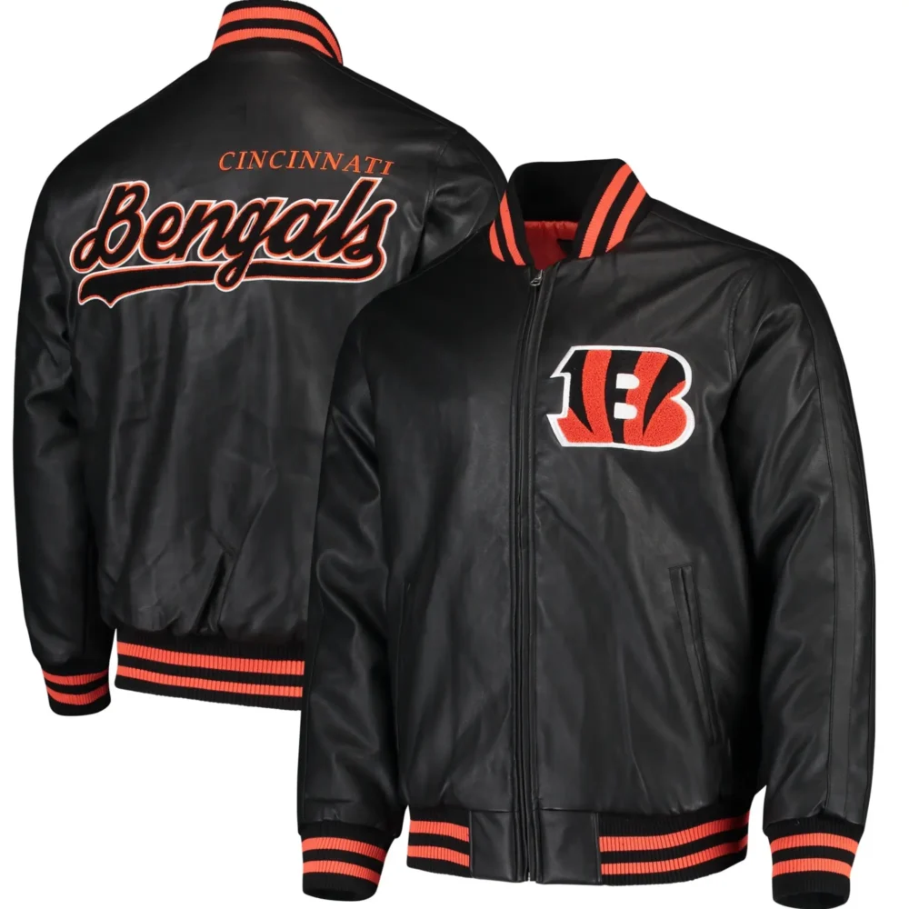 Cincinnati Bengals G-III Sports by Carl Banks Varsity Jacket