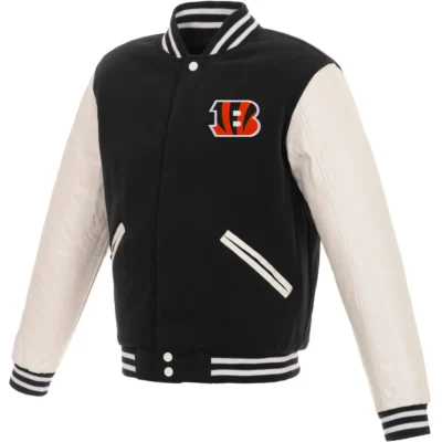 Cincinnati Bengals Pro Standard Wool & Faux Leather Jacket