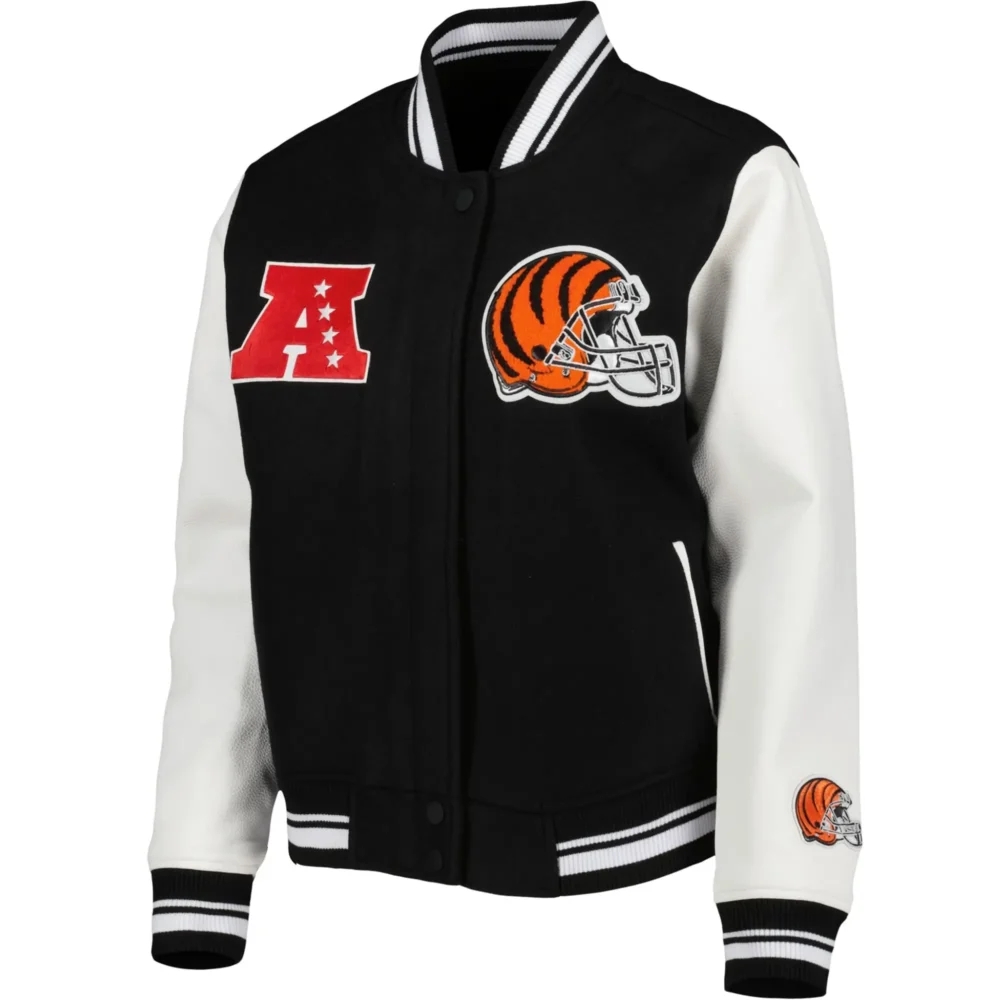 Cincinnati Bengals Pro Standard Wool & Leather Varsity Jacket