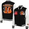 Cincinnati Bengals Pro Standard Wool & Leather Varsity Jacket