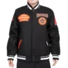 Cincinnati Bengals Rib Knitted Wool Varsity Jacket