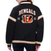 Cincinnati Bengals Starter Black Tournament Satin Varsity Jacket