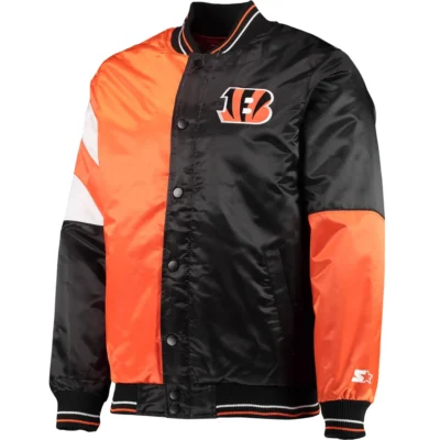 Cincinnati Bengals Starter Vintage Satin Varsity Jacket