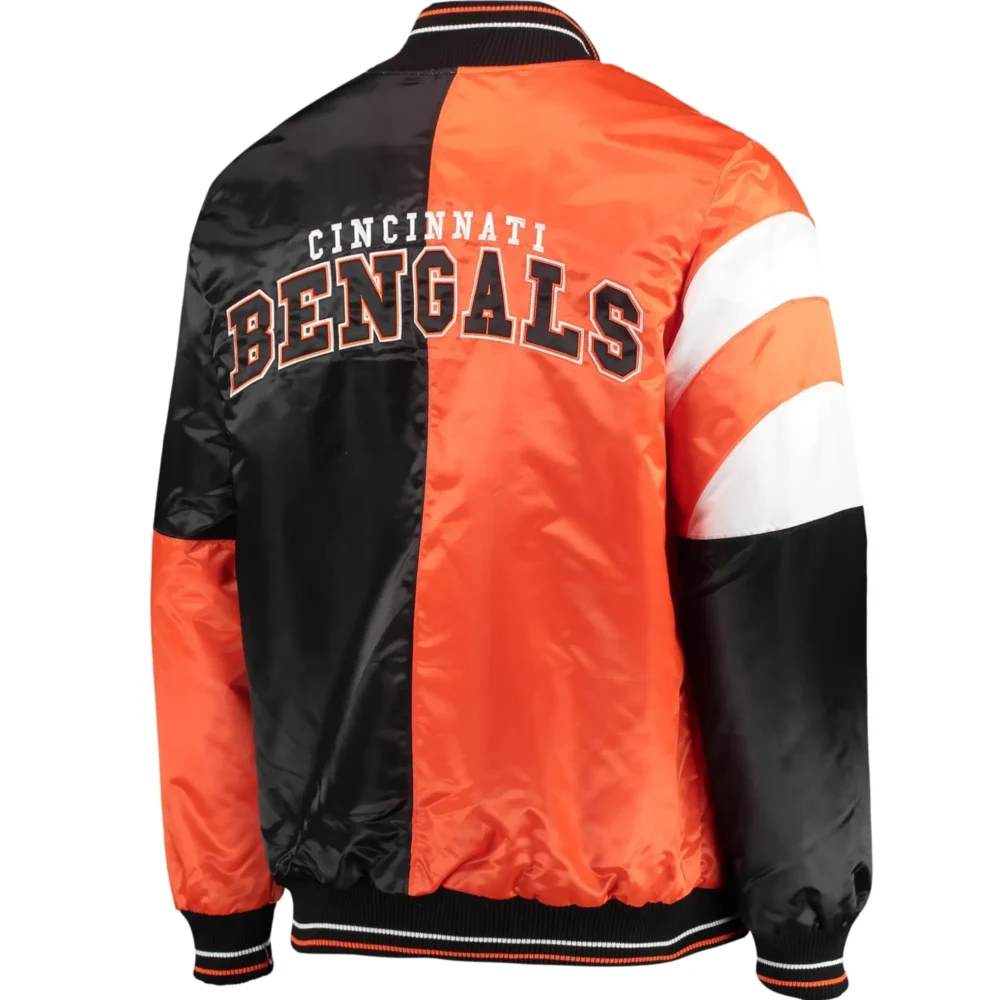 Cincinnati Bengals Starter Vintage Satin Varsity Jacket