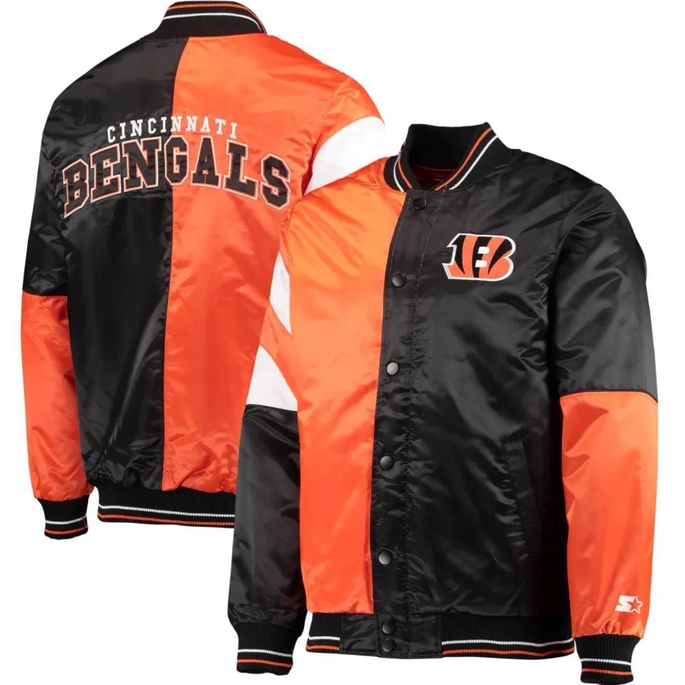 Cincinnati Bengals Starter Vintage Satin Varsity Jacket