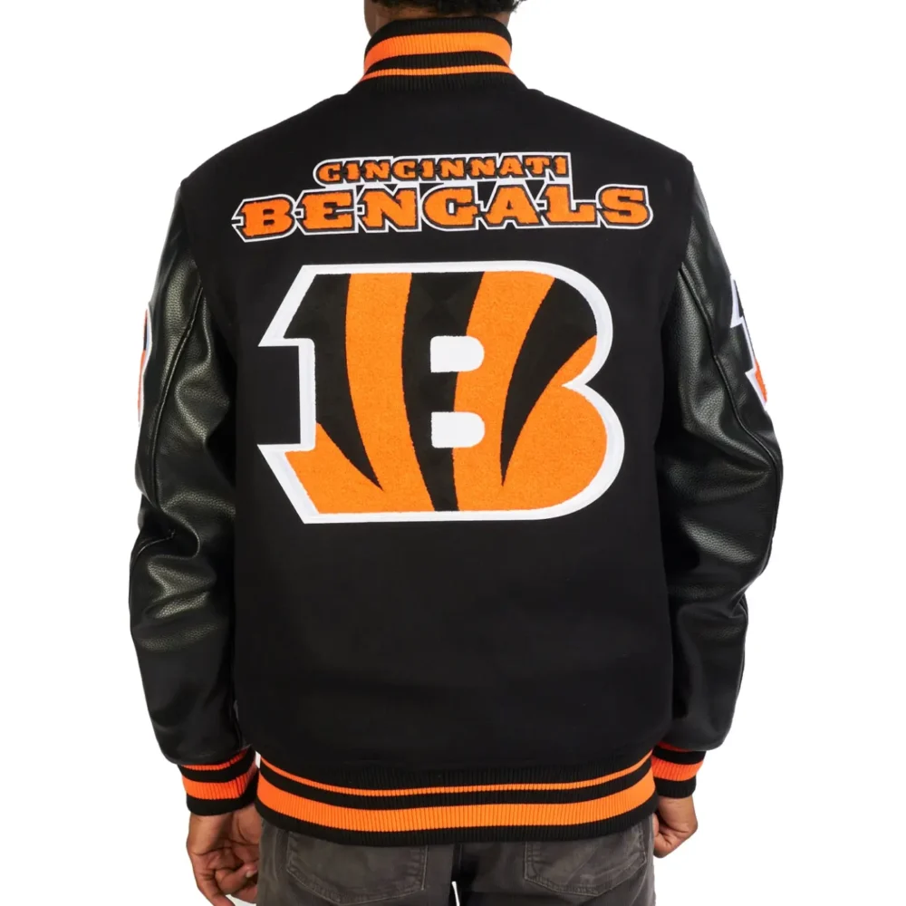 Cincinnati Bengals pro Standard Black Varsity Jacket