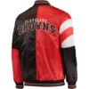 Cleveland Browns Classic Rib Knitted Satin Varsity Jacket