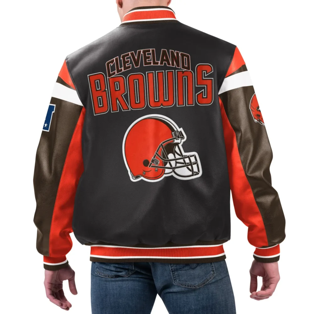 Cleveland Browns G-III Sports by Carl Banks Leather Jacket