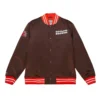 Cleveland Browns Heavyweight Brown Varsity Jacket