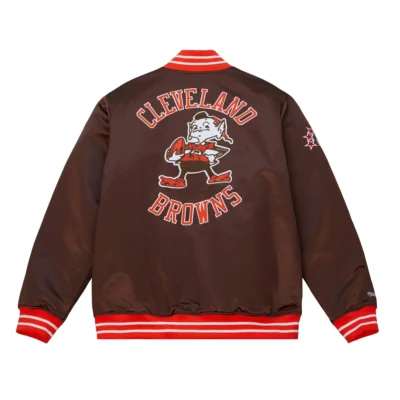 Cleveland Browns Heavyweight Brown Varsity Jacket