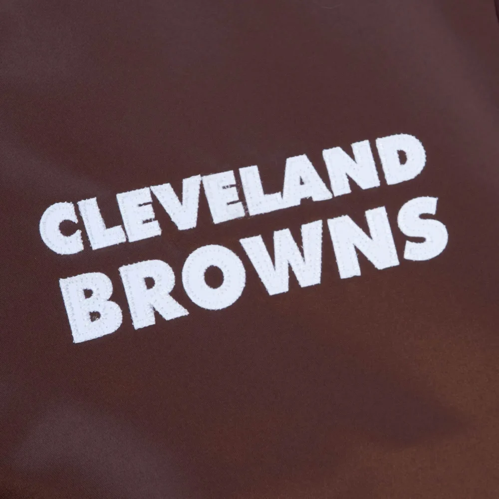 Cleveland Browns Heavyweight Brown Varsity Jacket