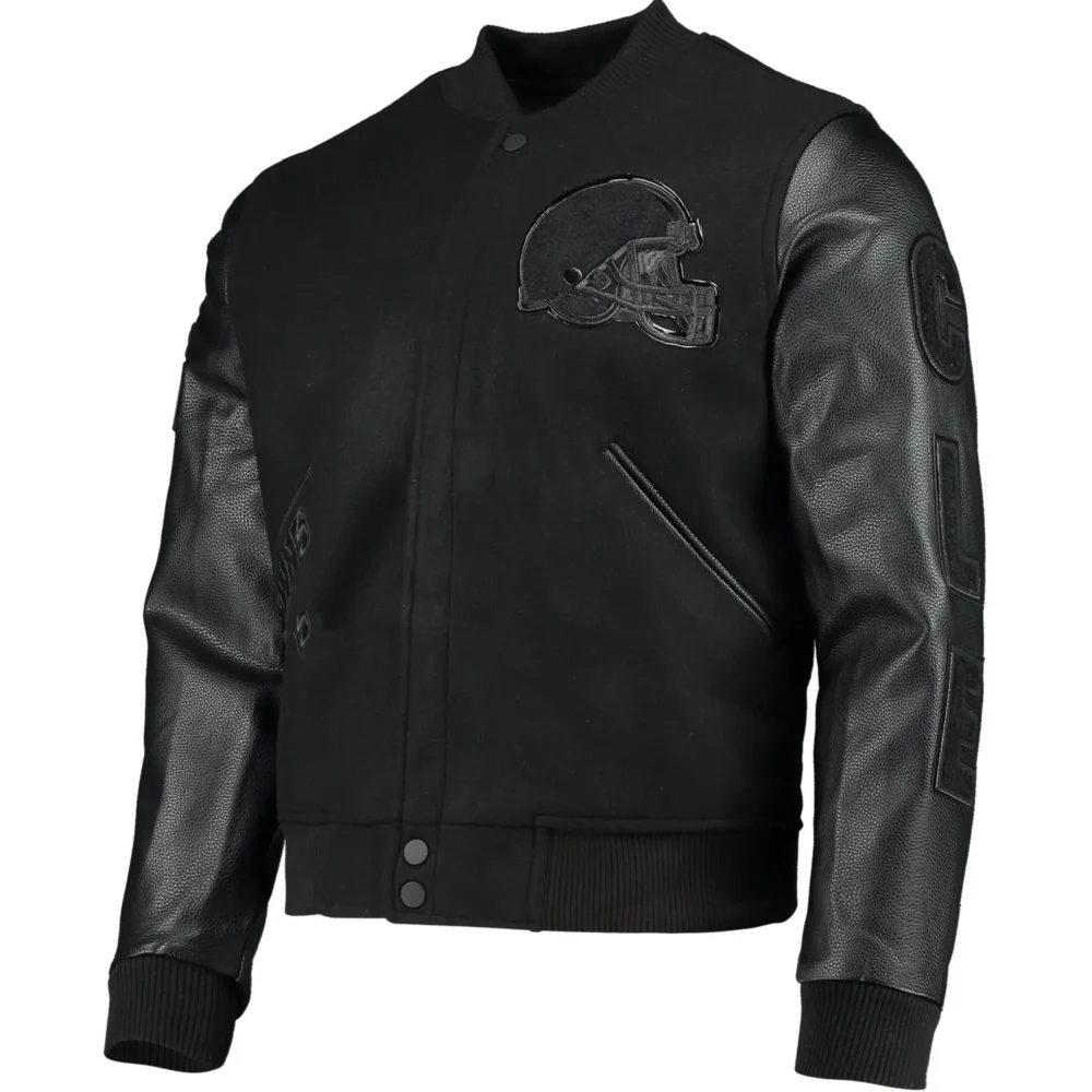 Cleveland Browns Pro Standard Wool & Leather Varsity Jacket