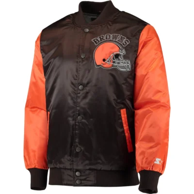 Cleveland Browns Starter Locker Room Throwback Varsity Jacket