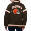 Cleveland Browns Starter Tournament Satin Varsity Jacket