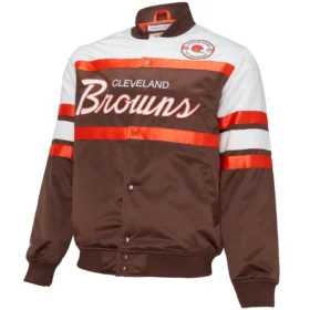 Cleveland Browns Team Players Satin Varsity Jacket