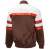 Cleveland Browns Team Players Satin Varsity Jacket