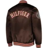 Cleveland Browns Tommy Hilfiger Elliot Satin Varsity Jacket