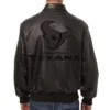 Houston Texans Bomber Leather Varsity Jacket