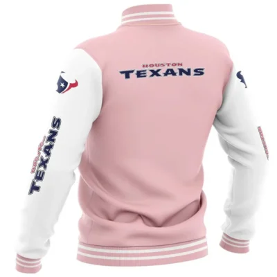 Houston Texans Classic Rib Satin Varsity Jacket