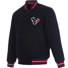 Houston Texans Football Team Players Wool Varsity Jacket