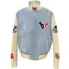 Houston Texans Jeff Hamilton Classic Wool & Leather Jacket