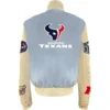 Houston Texans Jeff Hamilton Classic Wool & Leather Jacket