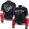 Houston Texans Starter Victory Cheer Raglan Varsity Jacket