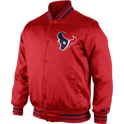 Houston Texans Starter Nike Satin Varsity Jacket