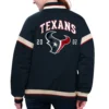 Houston Texans Starter Tournament Satin Varsity Jacket