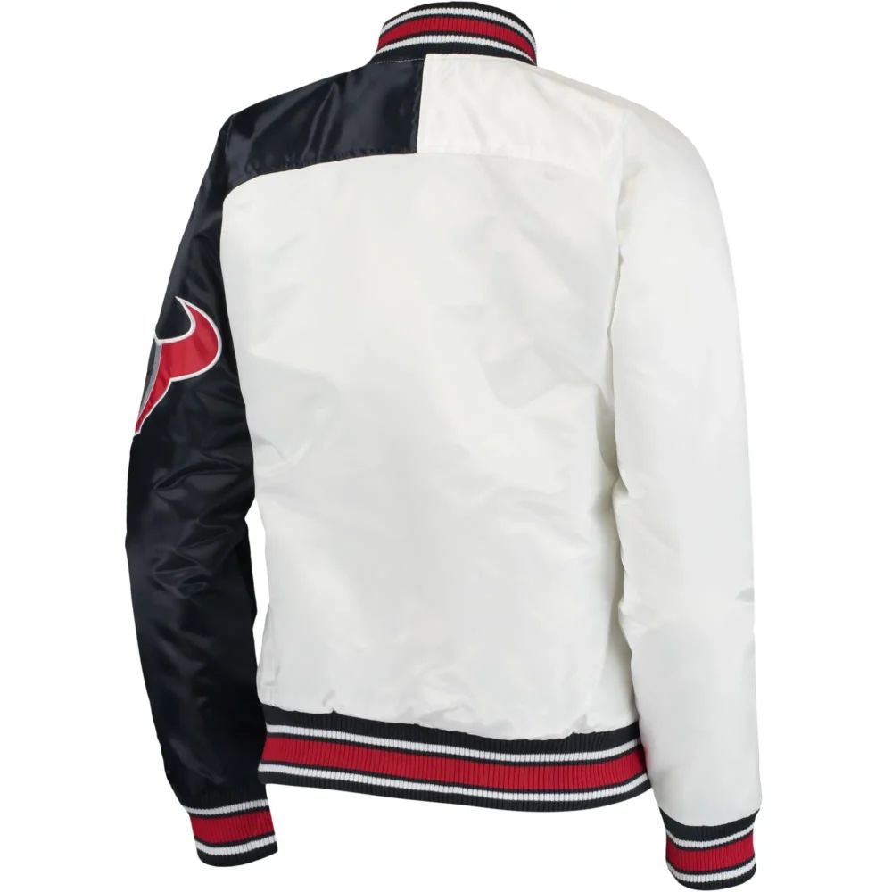 Houston Texans Starter Hometown Satin Varsity Jacket