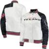 Houston Texans Starter Hometown Satin Varsity Jacket